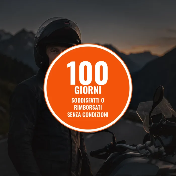 Garanzia 100 giorni soddisfatti o rimborsati